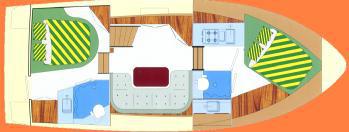 Houseboat Skiron 35 for hire in Marina Wesenberg-69172-0