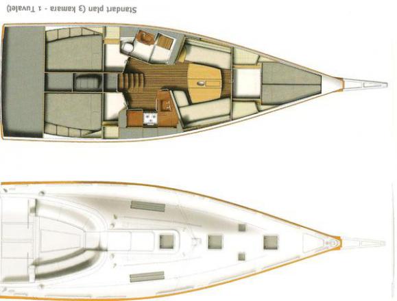 Sailing yacht Azuree 40 Cruiser for rent in Marmaris-101074-1