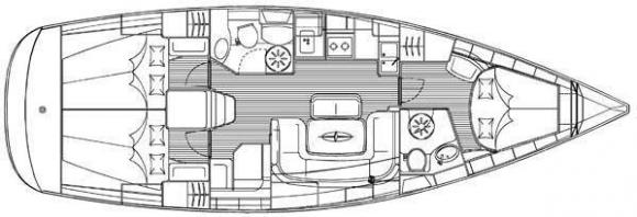 Segelboot Bavaria 39 Cruiser leihen in Netsel Marmaris Marina-90559-0