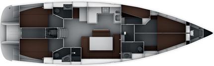 Sailing yacht Bavaria 50 Cruiser for rent in Marina di Olbia-67916-0