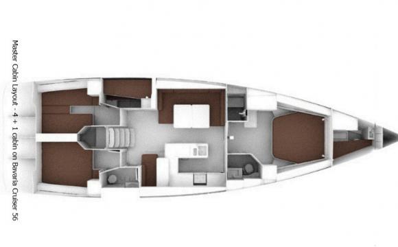 Yacht Bavaria 55 Cruiser Yachtcharter in Split-100861-0