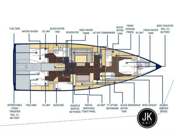 Yacht Bavaria 57 Cruiser available for charter in Capo d Orlando Marina-140894-0
