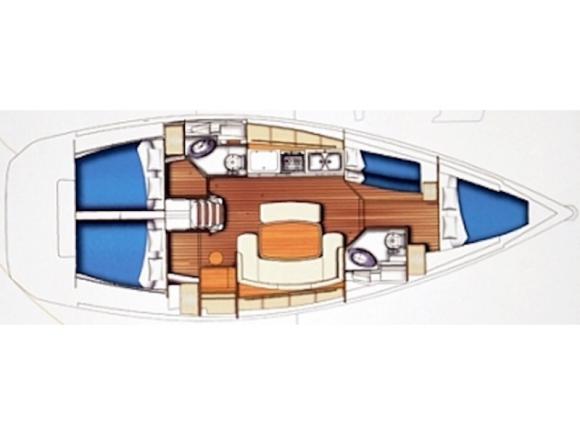 Segelyacht Cyclades 43.4 chartern in Skradin-111197-0