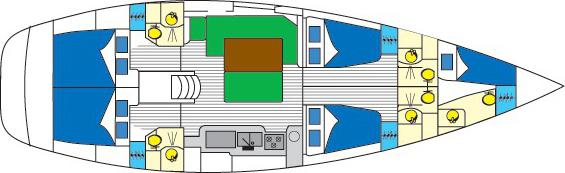 Segelyacht Cyclades 50.5 in Gros Islet ausleihen-37087-0