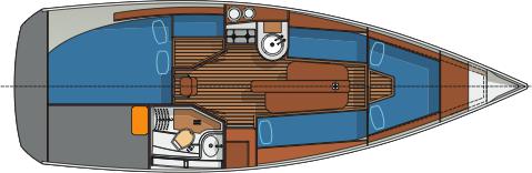 Sailing yacht Delphia 28 Sport available for charter in Bjorlanda-21769-0