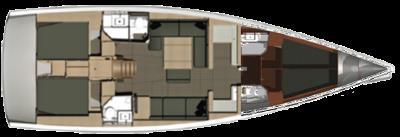 Segelyacht Dufour 500 Grand Large Yachtcharter in Marina di Portisco-105219-0