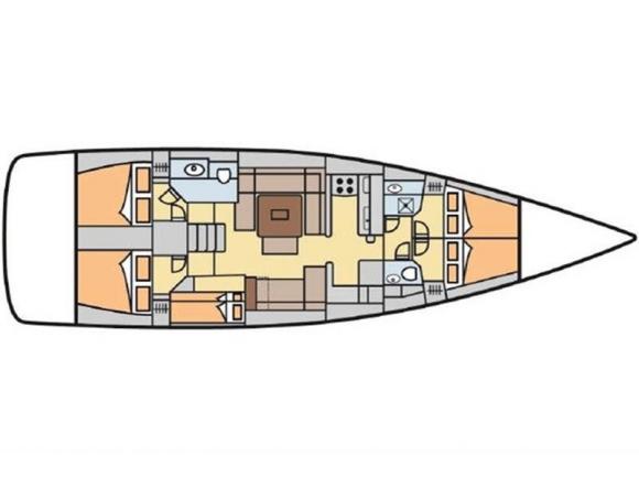 Sailing yacht Dufour 512 Grand Large for rent in Cogolin-152342-0