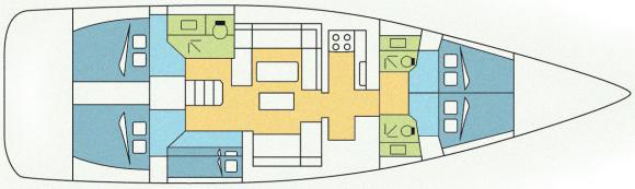 Yacht Dufour 520 Grand Large for rent in La Paz-153742-0