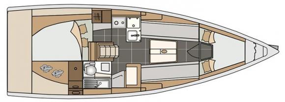 Sailing yacht E3 for hire in Marina Kastela-128486-0