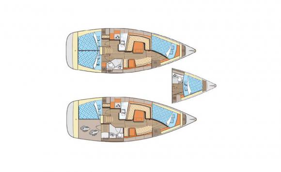 Yacht Elan 384 Impression for hire in Port de Palma-127686-0