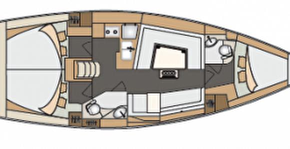 Yacht Elan 40 Impression chartern in Marina Tankerkomerc-146147-0