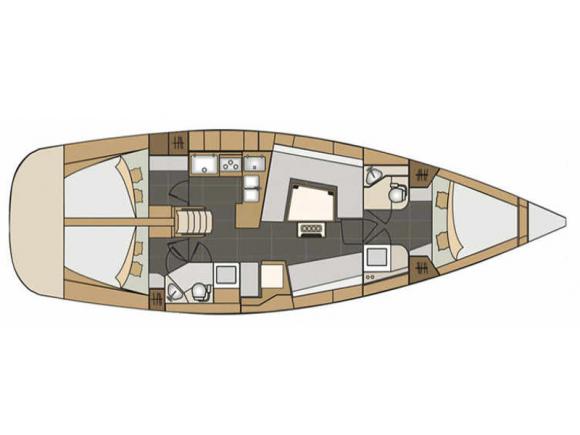 Sailing boat Elan 45 Impression for hire in Port de Pollenca town-134296-0