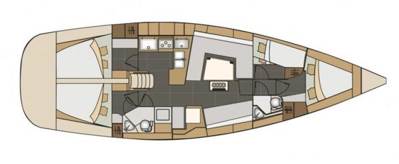 Yacht Elan 45 Impression chartern in Marina Kastela-120369-0