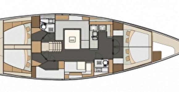 Segelboot Elan 50 Impression Yachtcharter in Marina Tankerkomerc-146153-0