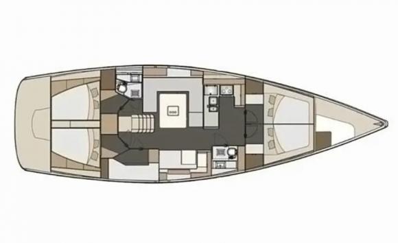 Segelboot Elan 50 Impression chartern in Kastel Gomilica-154763-0