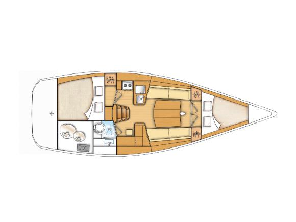 Sailboat First 35 available for charter in ACI Marina Jezera-97912-0
