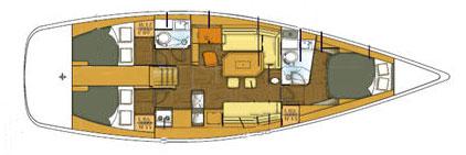 Segelboot First 45 Yachtcharter in Marina Kastela-128243-0