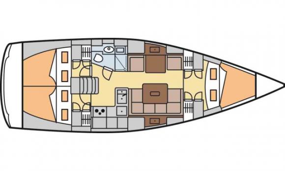 Yacht Hanse 375 chartern in Cogolin-126049-0