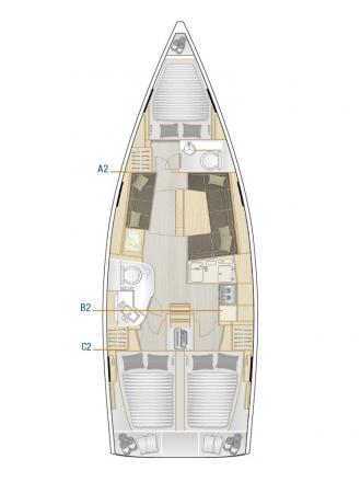 Sailing yacht Hanse 388 for rent in Biograd na Moru-153560-0