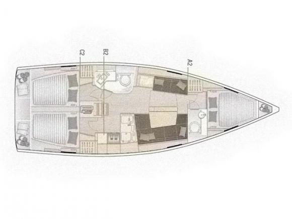 Segelyacht Hanse 388 Yachtcharter in Seget-163867-0