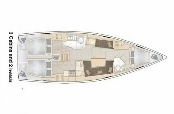 Segelboot Hanse 418 chartern in Marina Dalmacija-182485-0