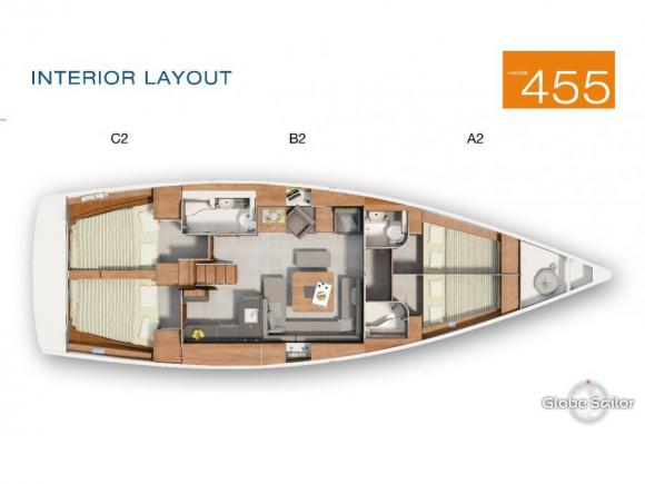 Yacht Hanse 455 for charter in Rhodes city-157034-0