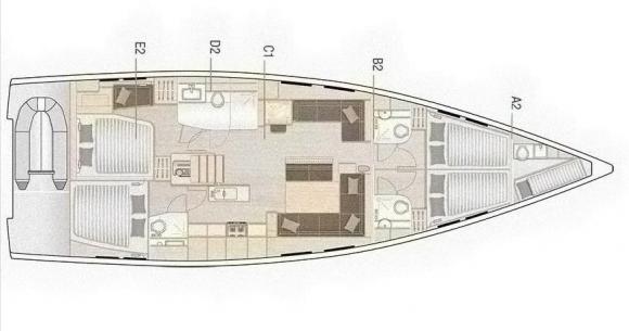Segelyacht Hanse 548 chartern in Sukosan Bibinje-162173-0