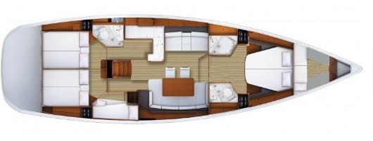 Sailing yacht Jeanneau 53 for rent in Marmaris Yacht Marina-101050-1