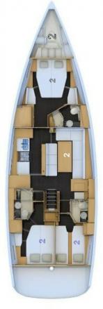 Segelyacht Jeanneau 54 chartern in Road Town-105399-16