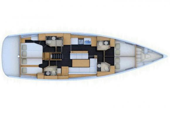 Sailboat Jeanneau 54 for hire in Dubrovnik-133510-0