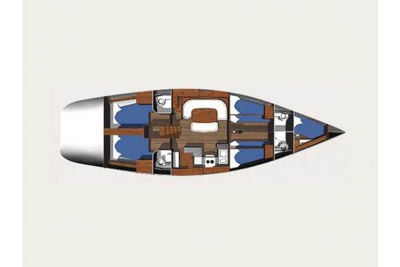 Sailing boat Ocean Star 51.2 for rent in Tourlos Marina-102442-1