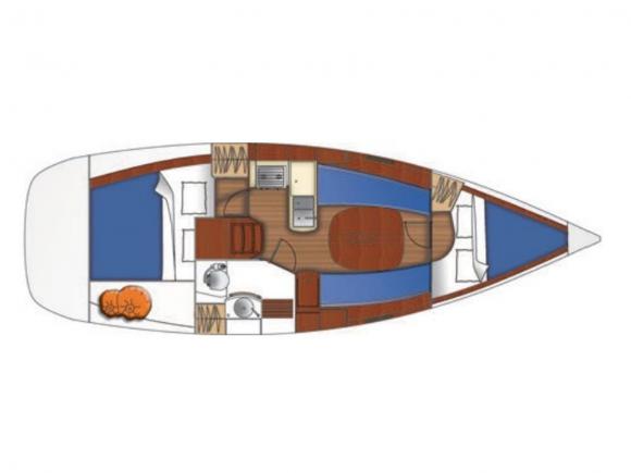 Sailing yacht Oceanis 323 for rent in Lefkas-184396-0