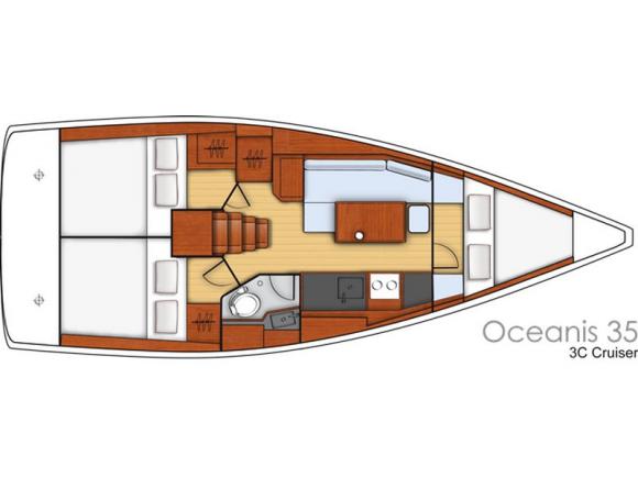 Segelboot Oceanis 35 chartern in ACI Marina Split-106785-0
