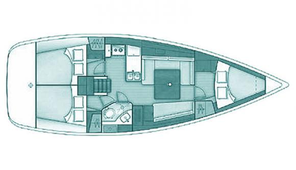Segelyacht Oceanis 37 chartern in Glossa-99793-2