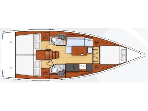 Yacht Oceanis 381 chartern in ACI Marina Dubrovnik-117303-0