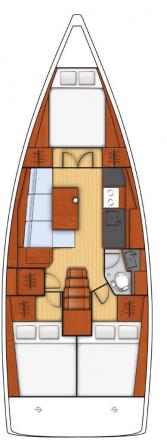 Yacht Oceanis 381 for rent in Biograd na Moru-158868-0