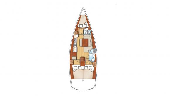 Sailing boat Oceanis 40 available for charter in Elefsina-135300-0