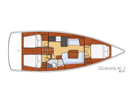 Sailboat Oceanis 41.1 available for charter in Port de Pollenca town-157608-0