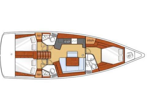 Segelyacht Oceanis 43 Yachtcharter in Baska Voda-191669-0
