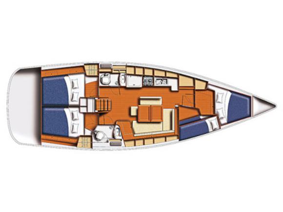 Sailboat Oceanis 43 for rent in Athens-164438-0