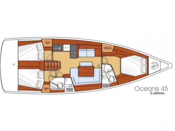 Sailing yacht Oceanis 45 available for charter in Athens-151434-0