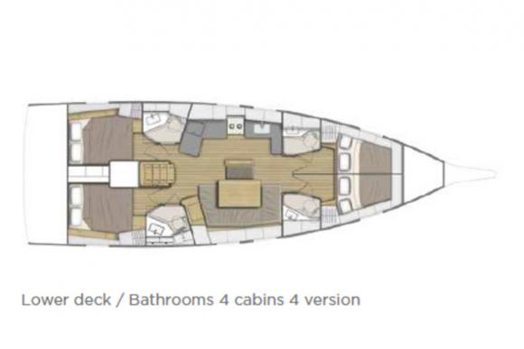 Segelyacht Oceanis 46.1 chartern in Komolac-149241-0