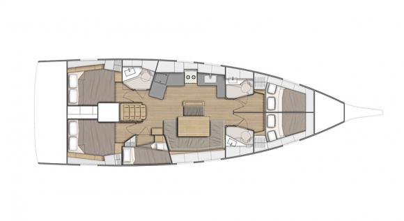 Sailing boat Oceanis 46.1 for rent in Lefkas-162270-8