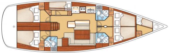 Yacht Oceanis 50 for hire in Rogac-128290-0