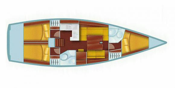 Sailing yacht Salona 41 for hire in Adakoy-122990-0