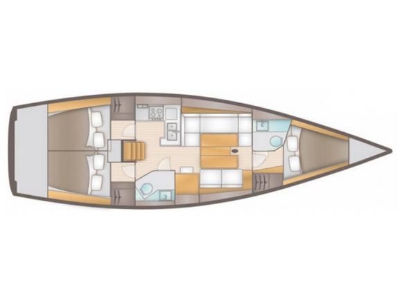 Sailing yacht Salona 41 Performance available for charter in Marmaris Yacht Marina-98284-0