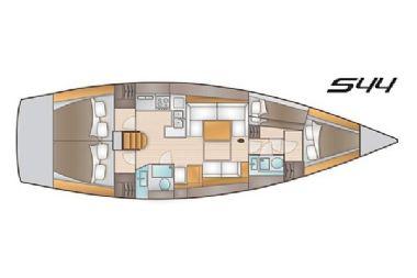 Segelyacht Salona 44 Yachtcharter in ACI Marina Trogir-127481-0