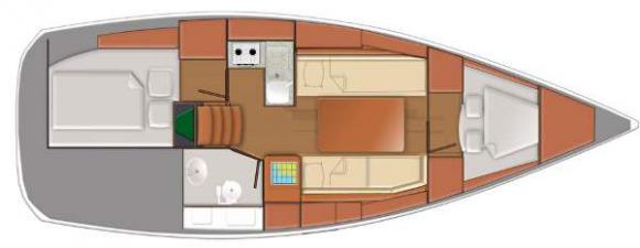 Yacht Sun Odyssey 319 chartern in La Trinite sur Mer Hafen-138285-0