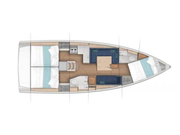 Sailing yacht Sun Odyssey 380 for rent in Olbia-194034-0