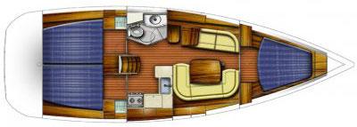 Sailing yacht Sun Odyssey 39i available for charter in Sukosan Bibinje-128642-0